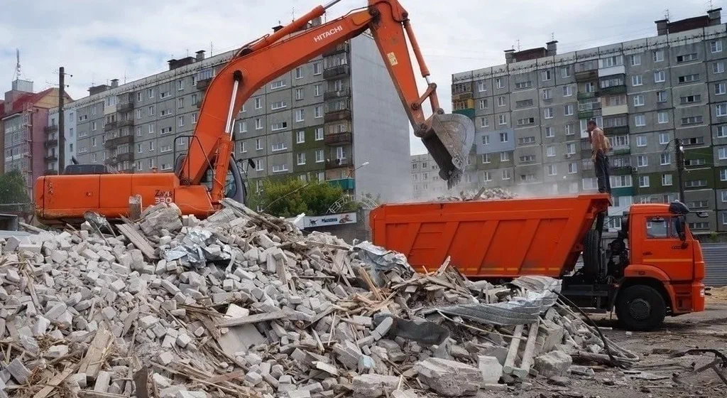 Профессиональный вывоз строительного мусора в Кузнецке в октябре